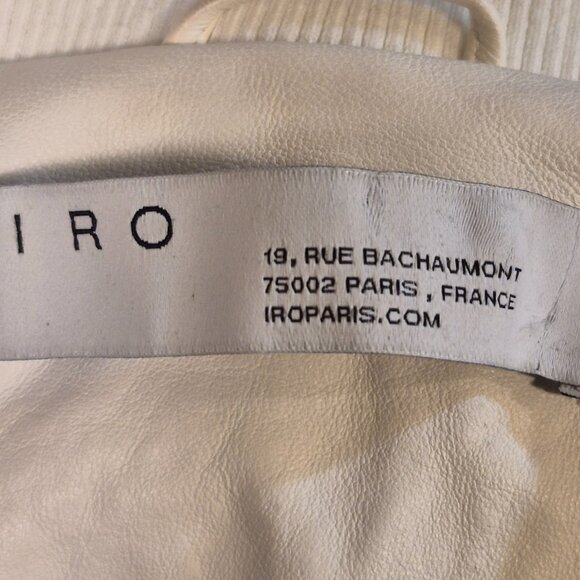 IRO off-white leather jacket - Picture 2 of 16